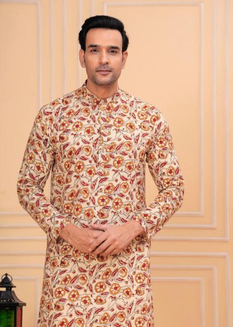 Pichwai Mens kurta, pichwai painting kurta for men, pichwai kurta for men