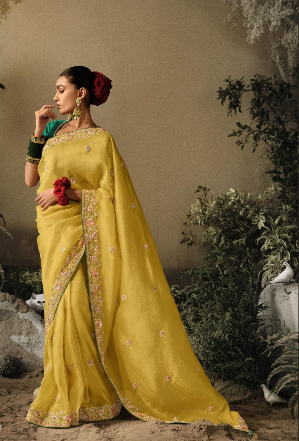 Designer silk sarees