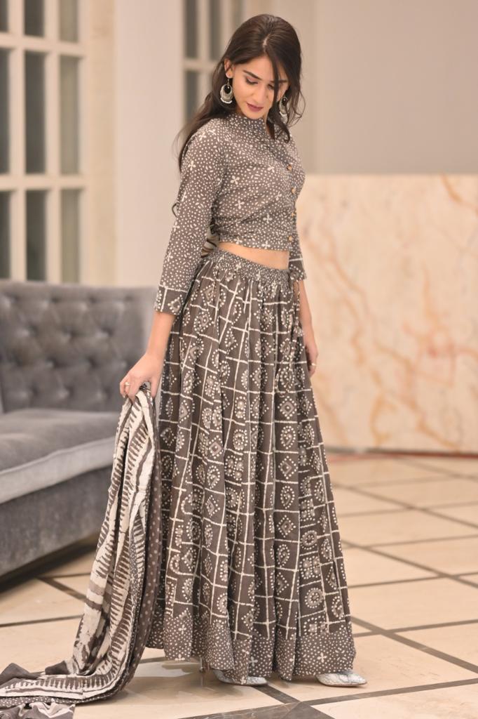 Wabi Sabi Cotton Lehenga