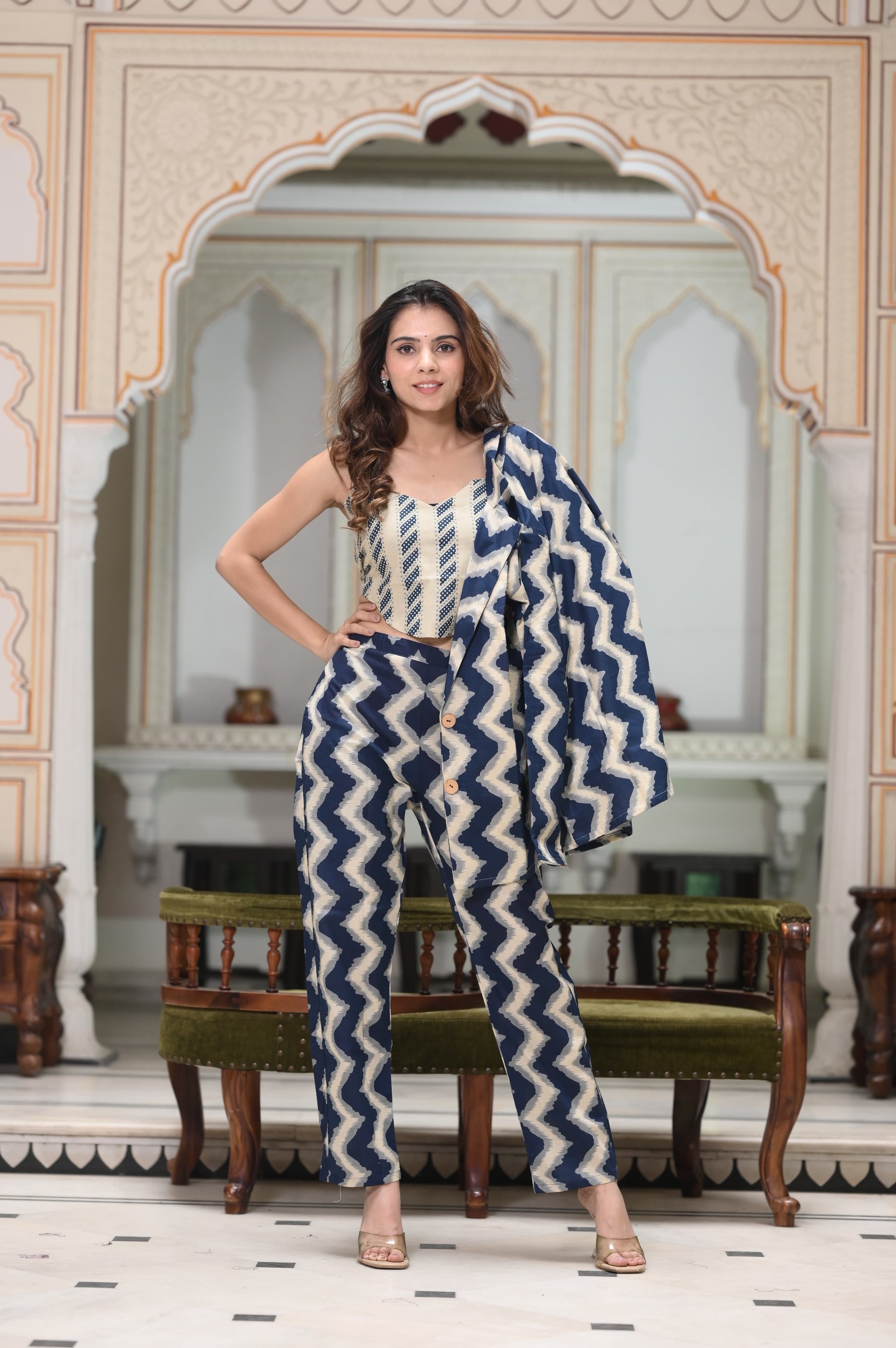 co ord sets women, linen co ord set, silk co ord set, coat set for women