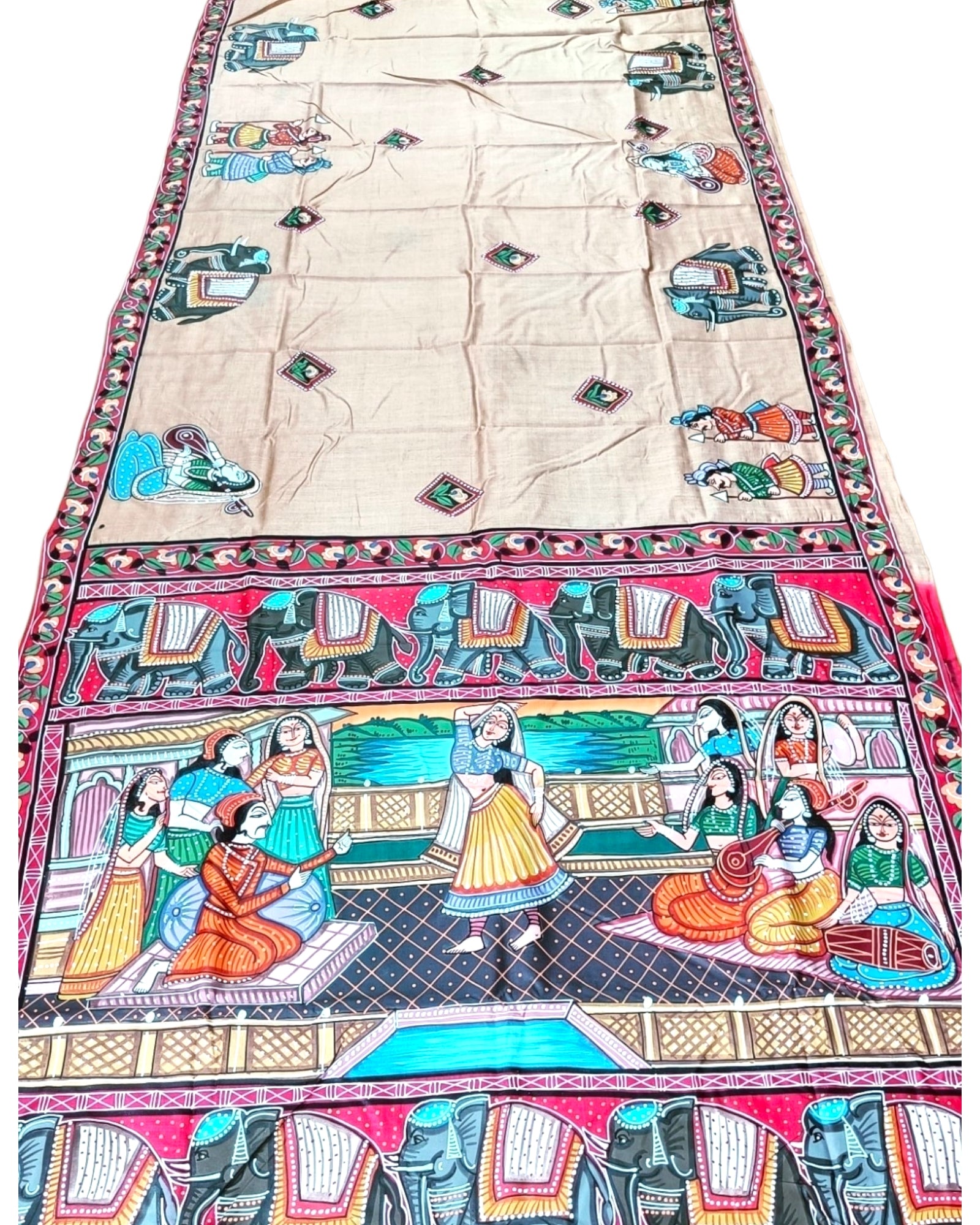 pattachitra saree, pattachitra painting sarees