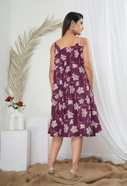 Magenta Spaghetti Dress