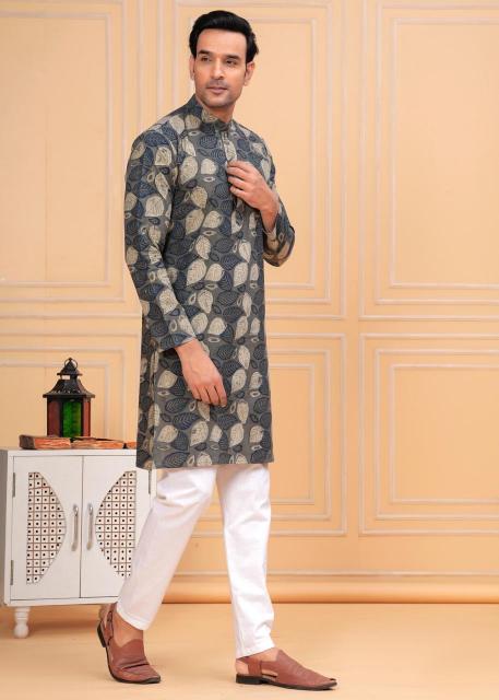 Pichwai Mens kurta, pichwai painting kurta for men, pichwai kurta for men
