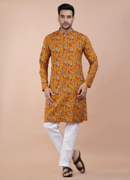 Golu Dolls Cotton Mens Kurta