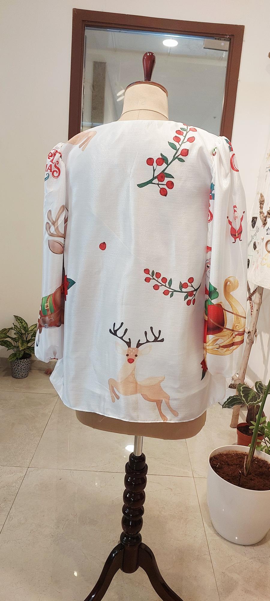 Christmas Tunic Top