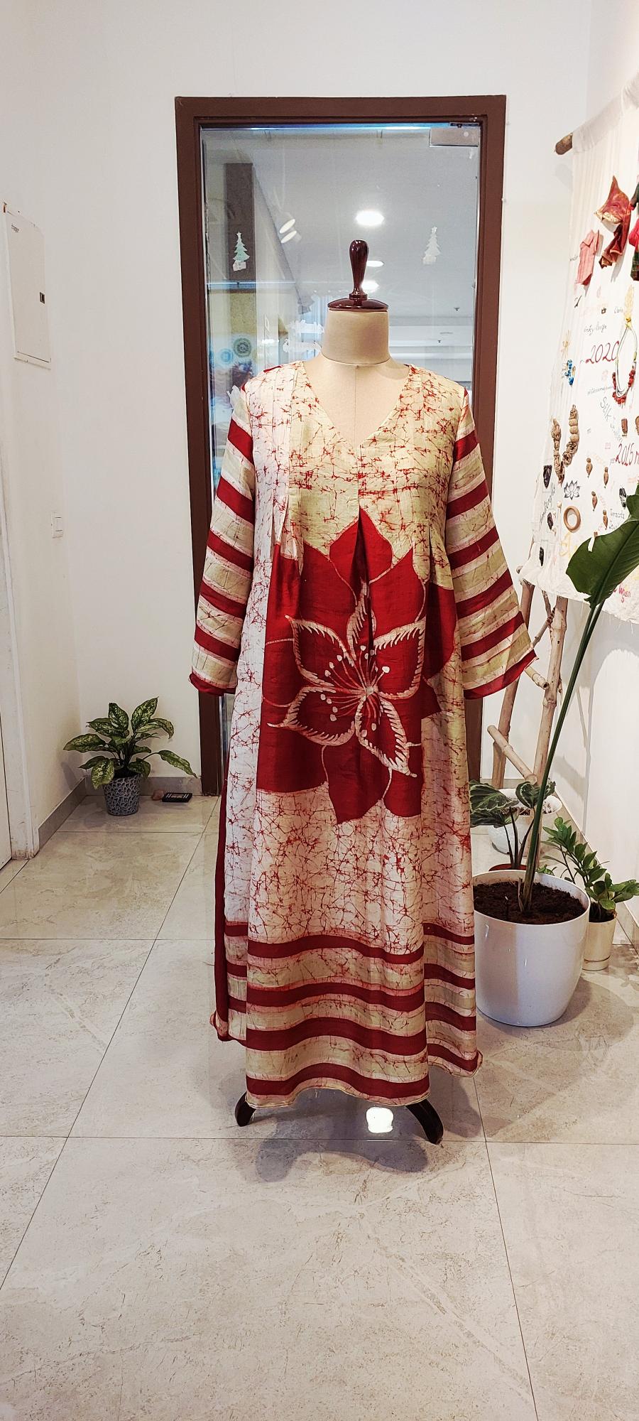 Muladhara Batik Silk Dress