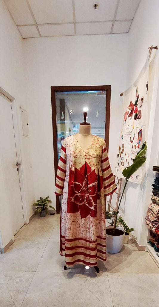 Muladhara Batik Silk Dress