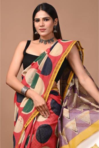 Quirky chanderi silk saree