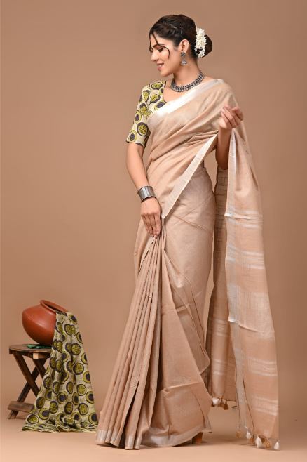 Mocha Saree