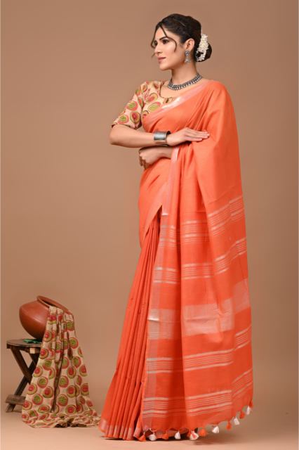 Orange Saree