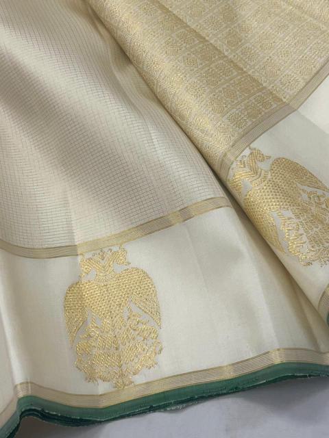 Gandaberunda Kanjeevaram Silk Saree