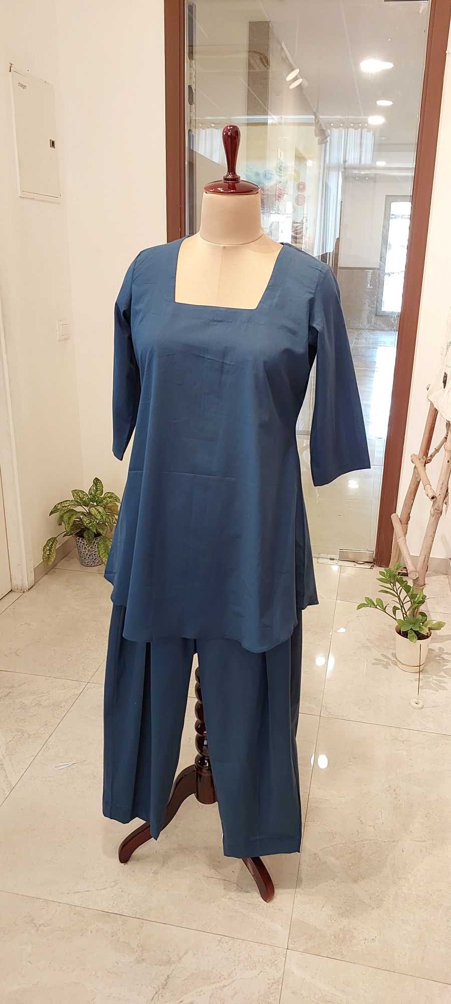Midnight Blue Cotton Co-ord set