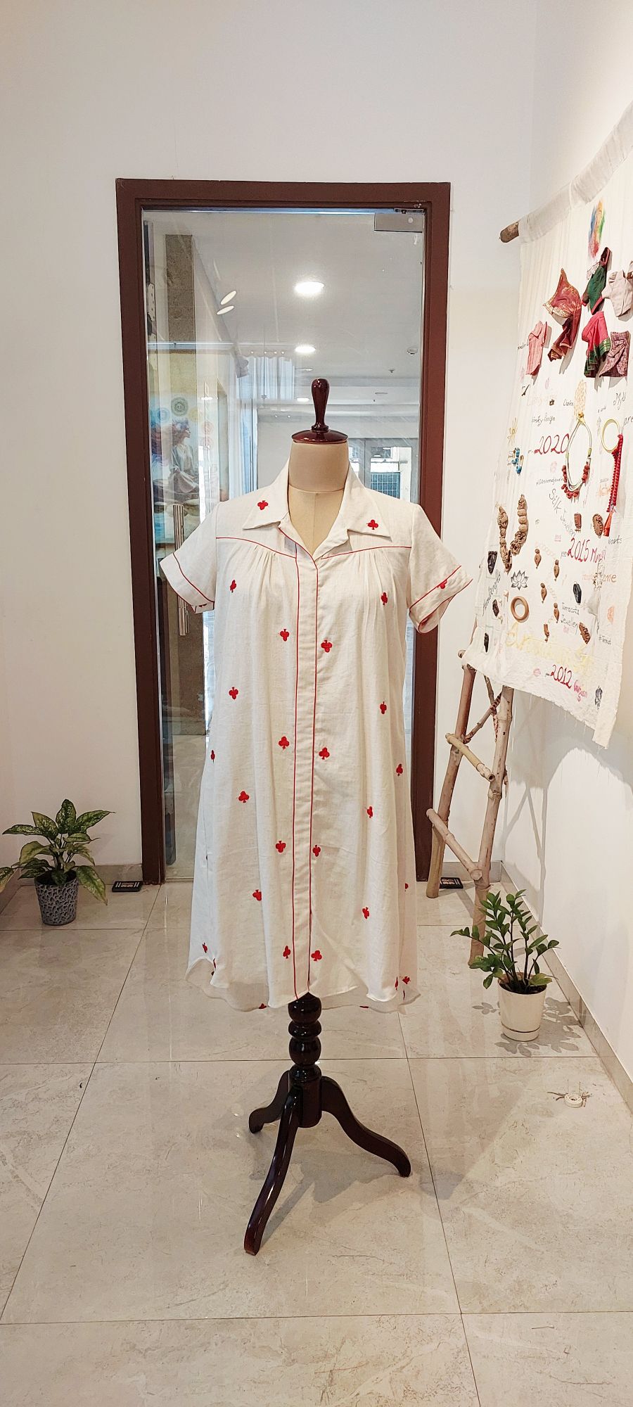 The Ivory Club Resort organic cotton Shirt Dress
