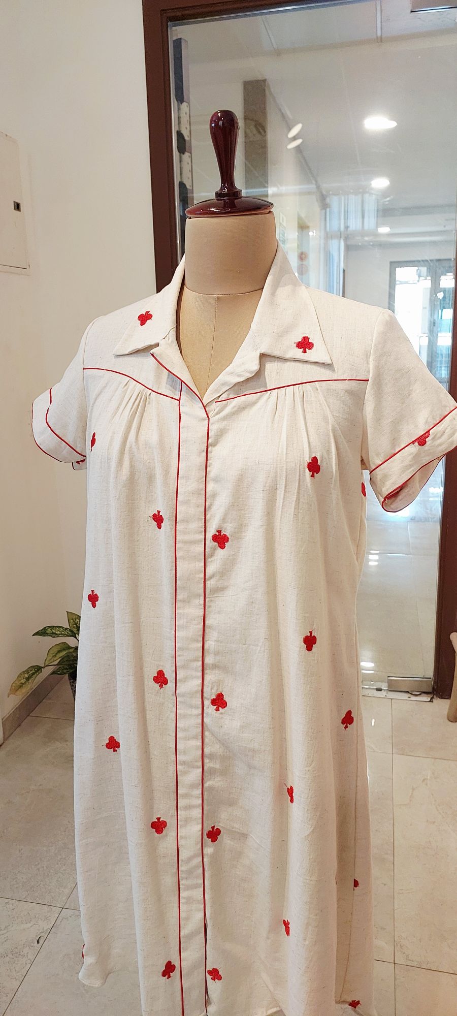 The Ivory Club Resort organic cotton Shirt Dress