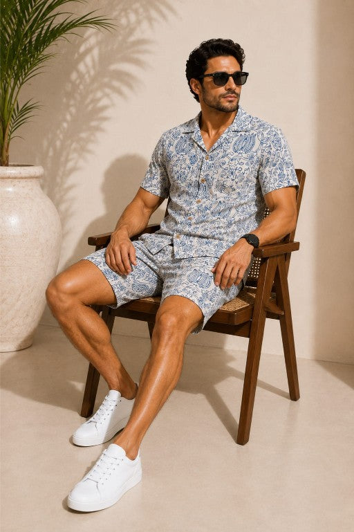 Porcelain Style Mens Coord Set