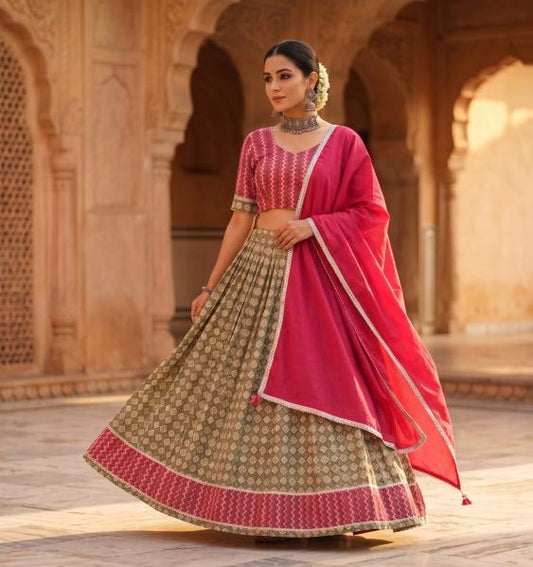 Fusion Lehenga Set