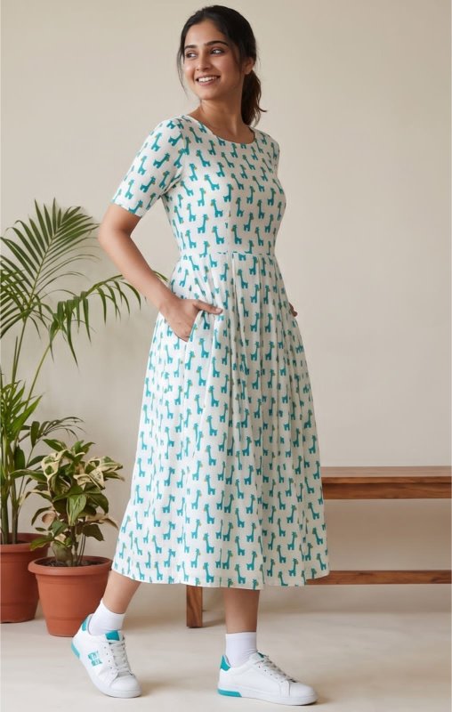 Giraffe Print Dress
