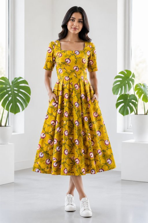 Chrome Yellow Dress