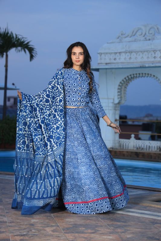 Cotton Lehenga Set