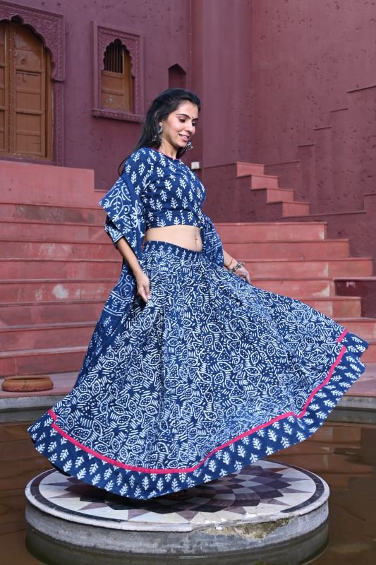 Indigo Nation Lehenga Set