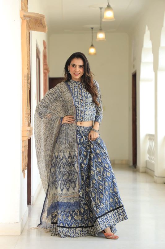Burfi Lehenga Set