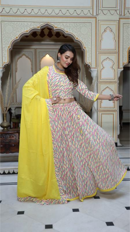 Mul Cotton Candy Comfort Fit Lehenga Set