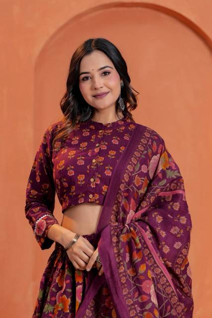 Mul Mul Lehenga Set