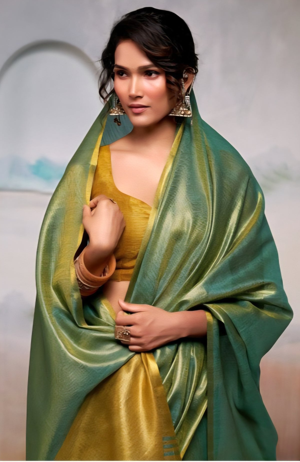 Firefly Tissue Silk Saree