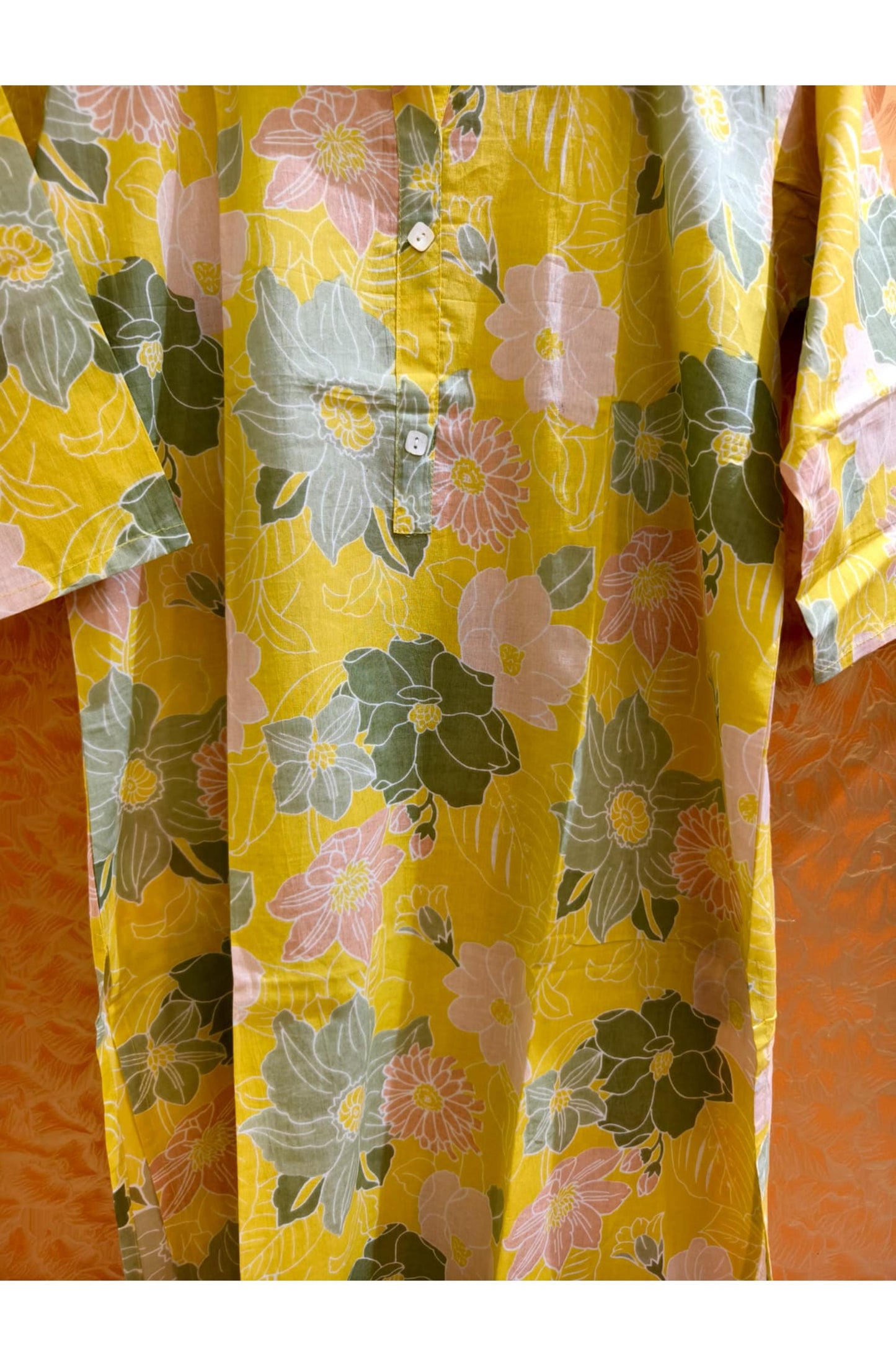 Abstract Floral Kurta