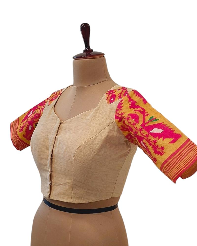 The best designer blouses for women! Discover readymade blouses, padded styles, and the latest blouse designs for sarees. Enjoy custom fit tailoring and fast shipping globally.