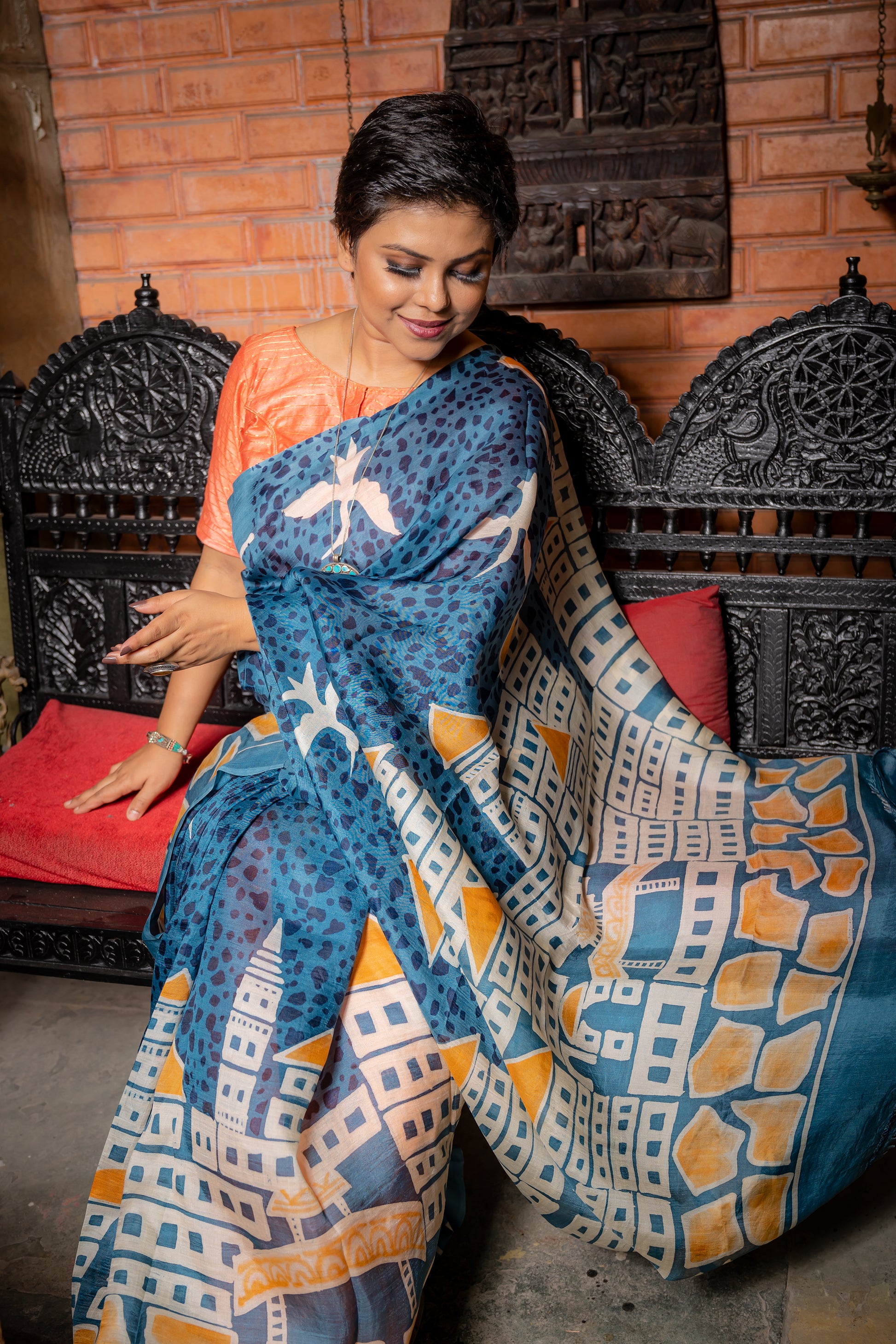 Castle Batik saree