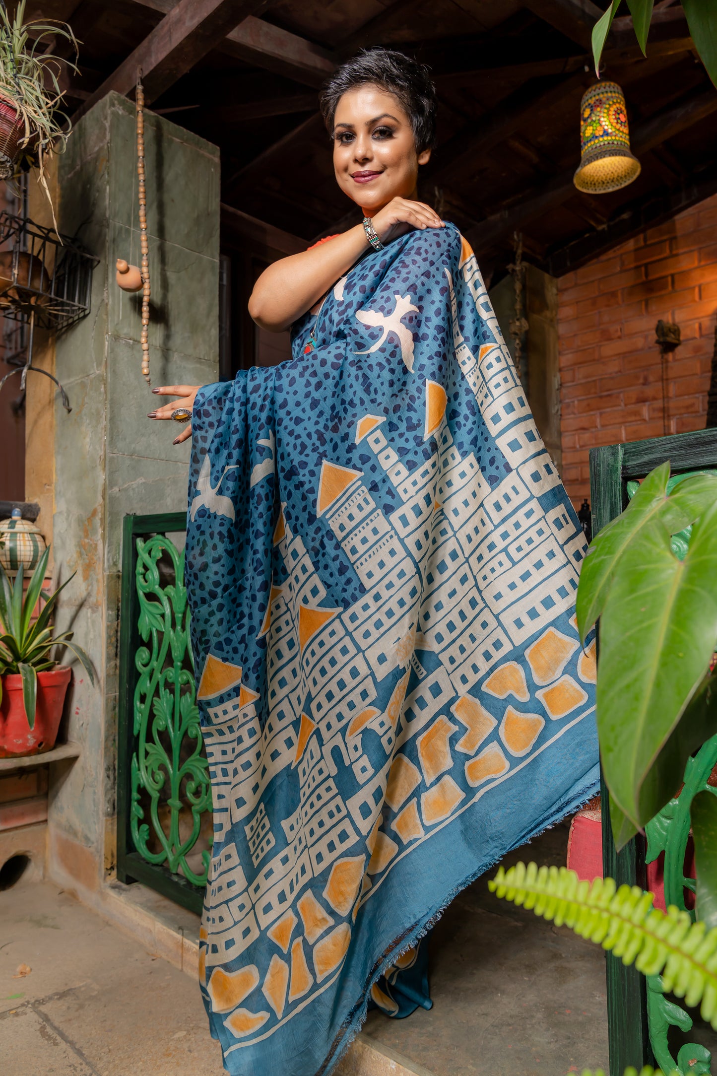 Castle Batik saree