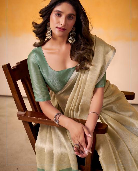 Champagne Gold Silk Saree, Champagne gold Tissue Silk saree, Durga puja Silk sarees, Handloom Tissue Silk saree, Salmon Peach saree, Ranga Chakra Saree, Navratri Sarees, Tissue Sarees