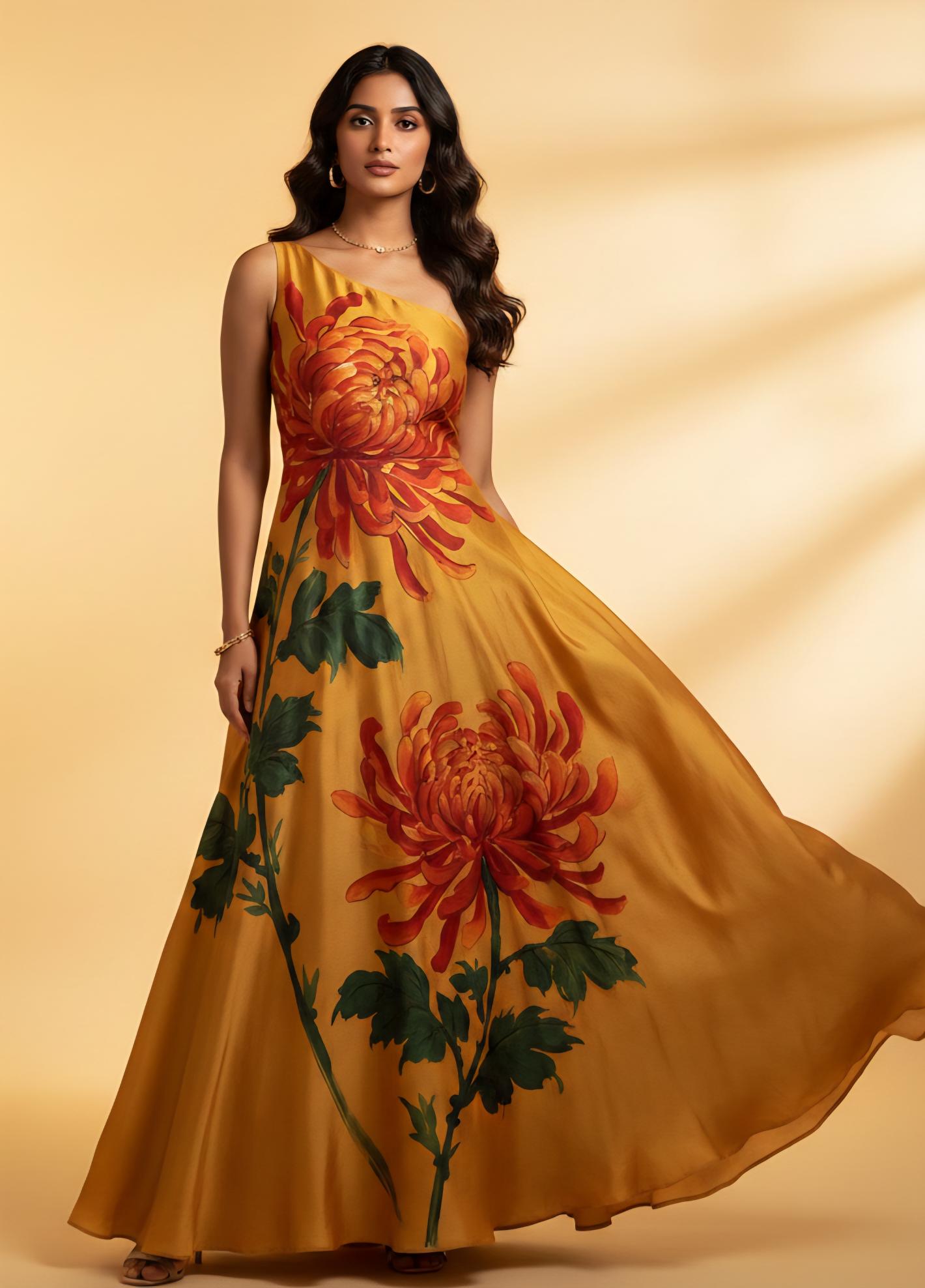 Shine this season in our handpainted Christmas dresses. Explore luxurious cocktail handpainted dresses, and festive attire for the perfect holiday look. Shop the collection today.