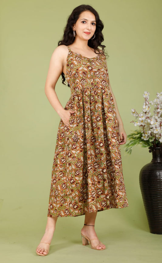 Earthy dress cotton