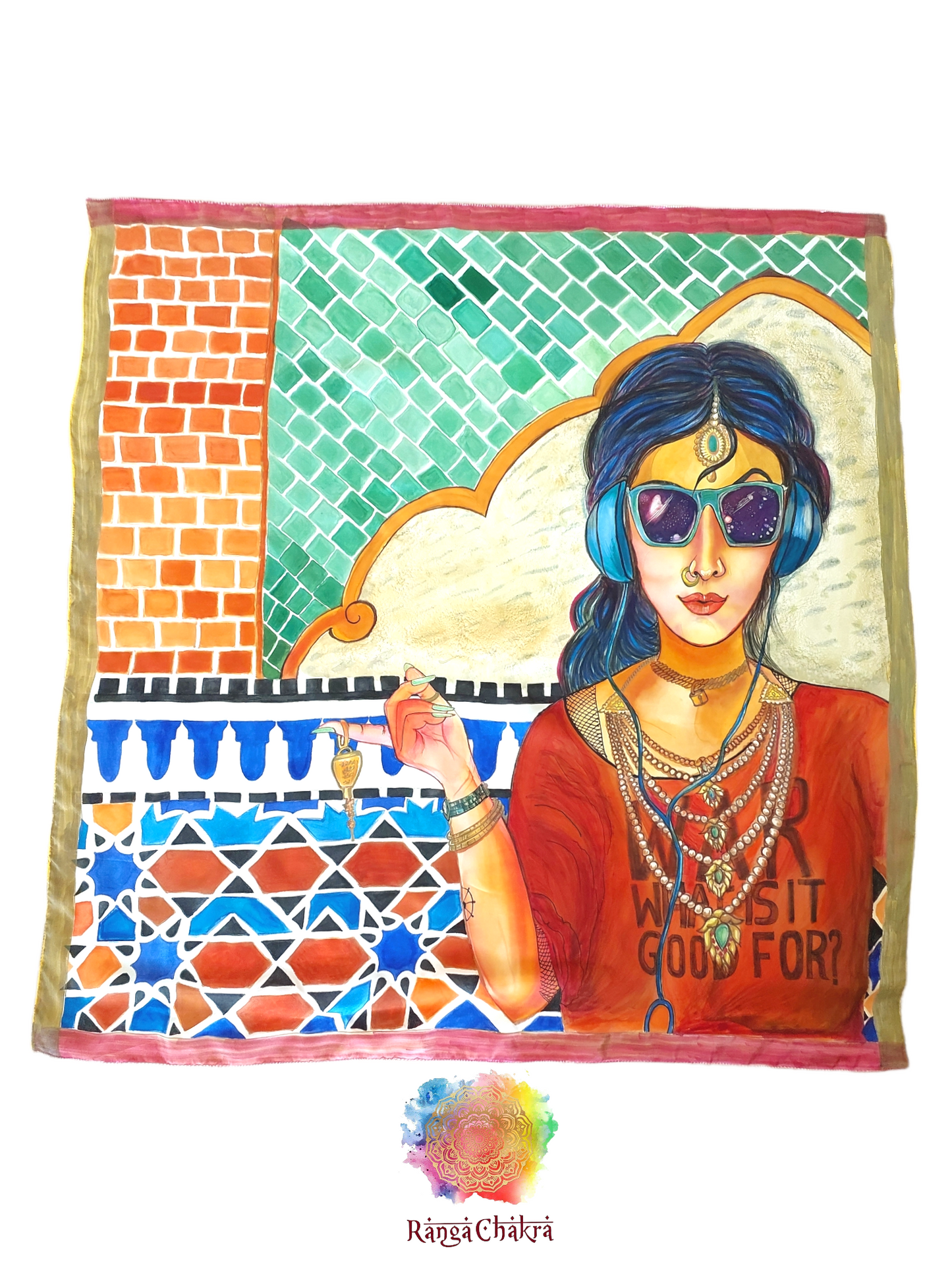 Habotai Silk scarf