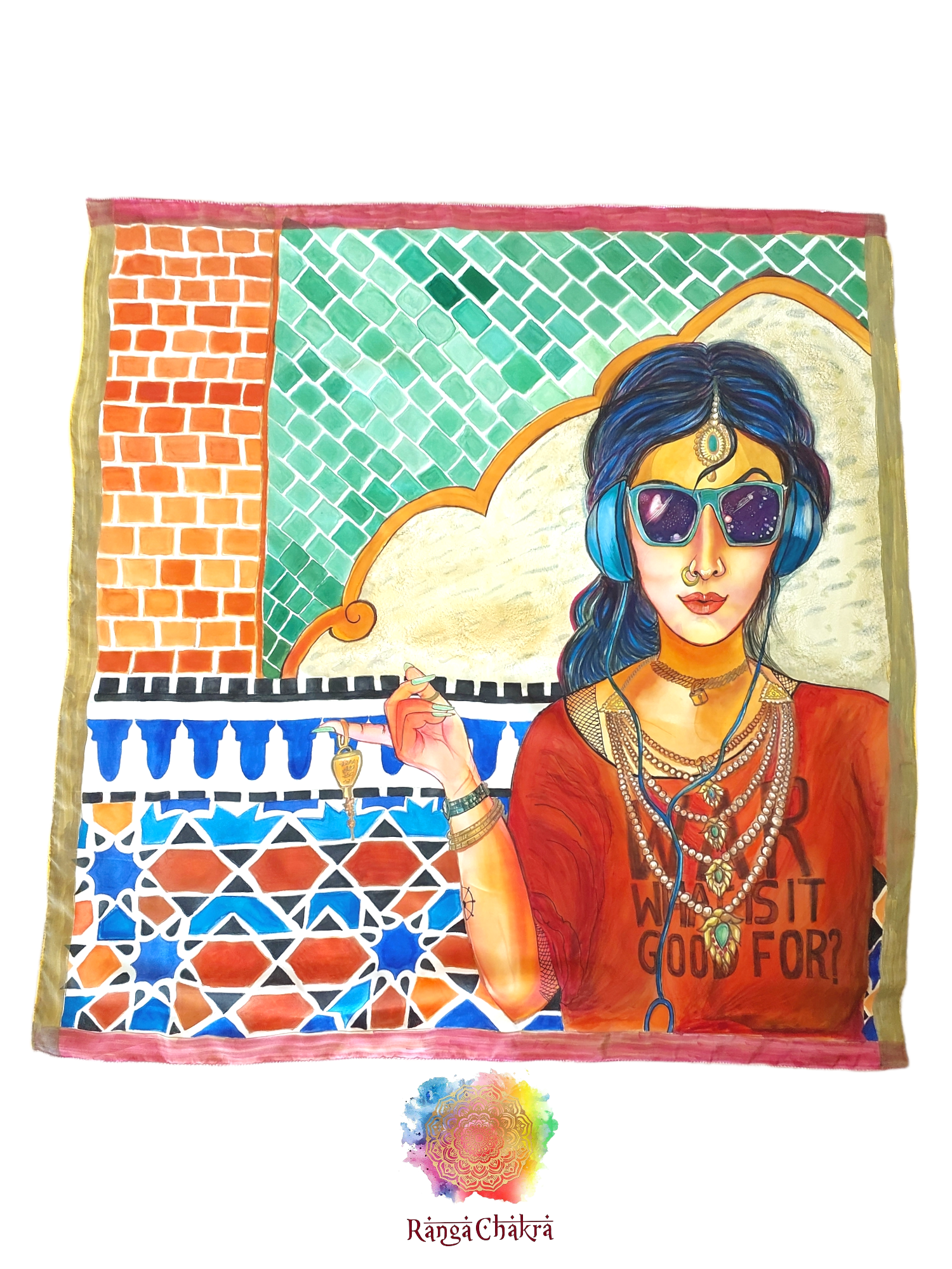 Habotai Silk scarf