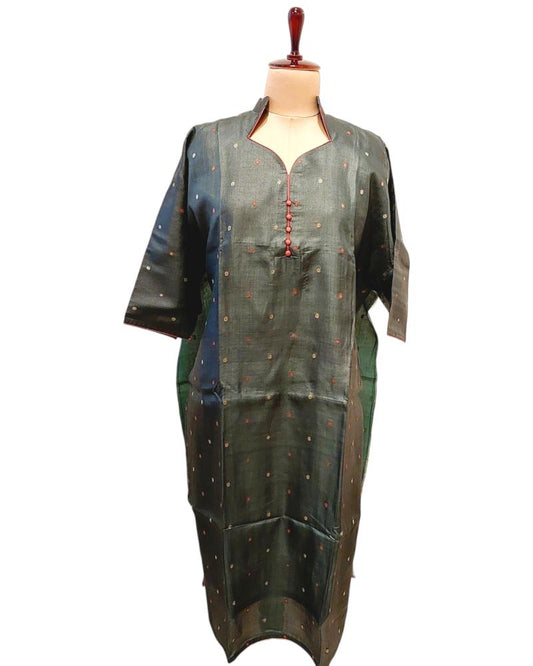 Heart Chakra Silk Kurta