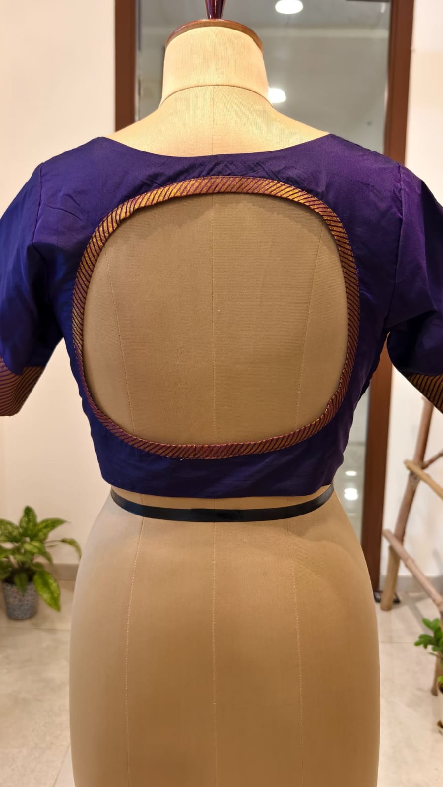 Royal Purple Sculpted Squircle Blouse