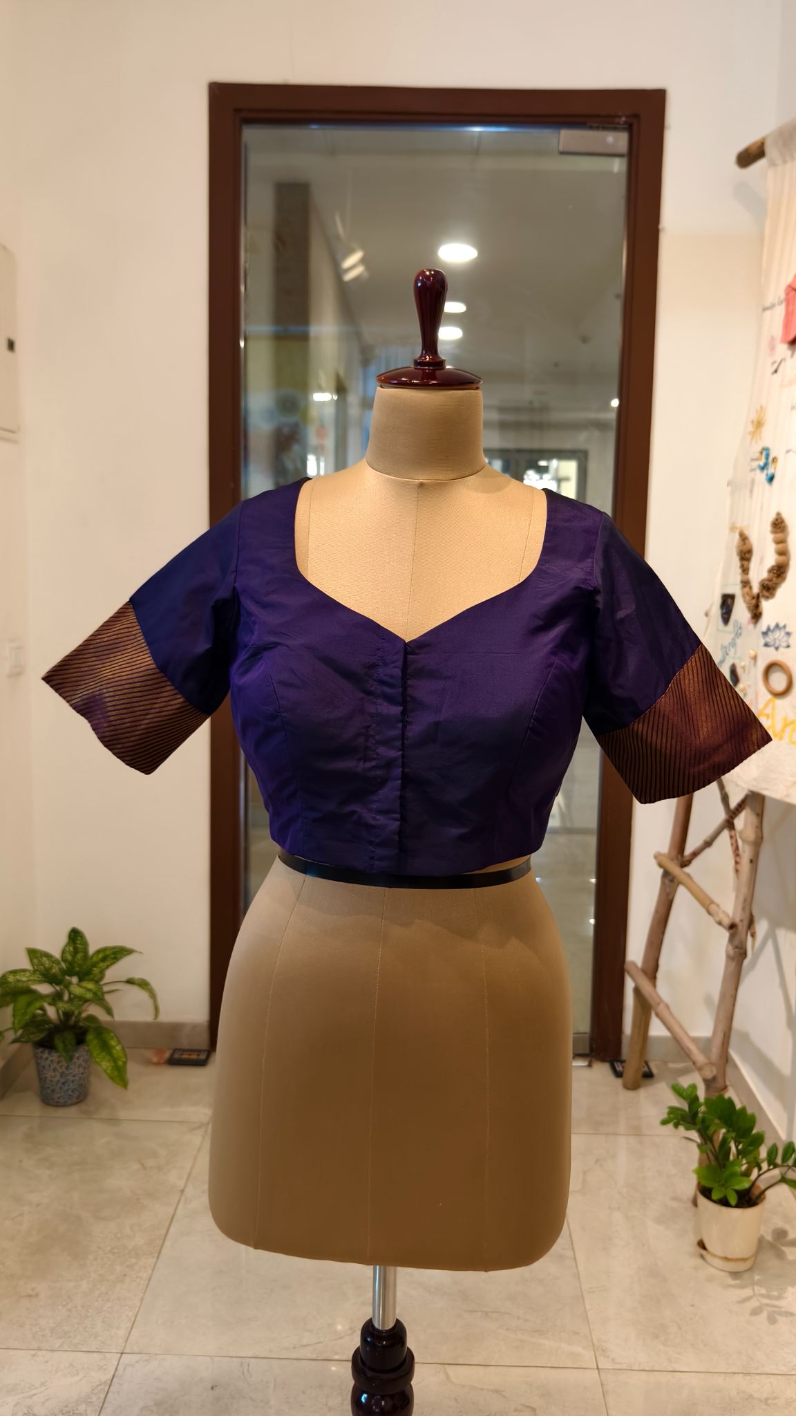 Royal Purple Sculpted Squircle Blouse