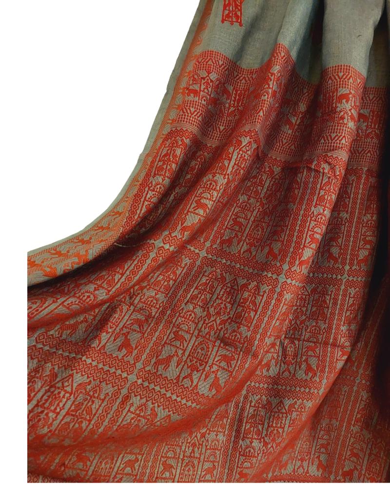 Kosa weave Tussar sarees