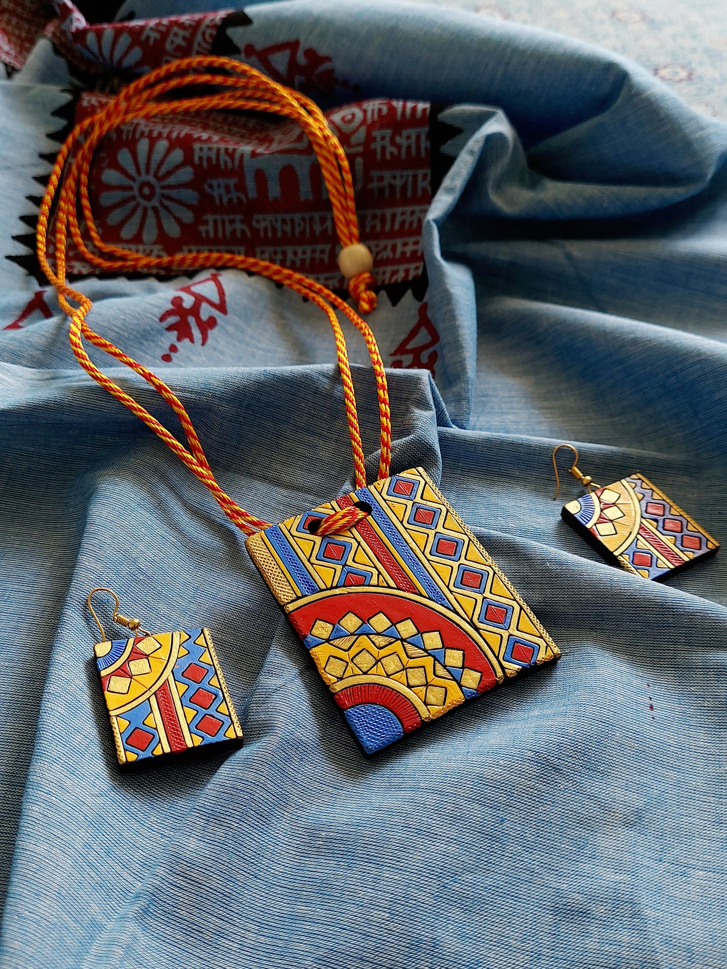 Terracotta Pendant Set 