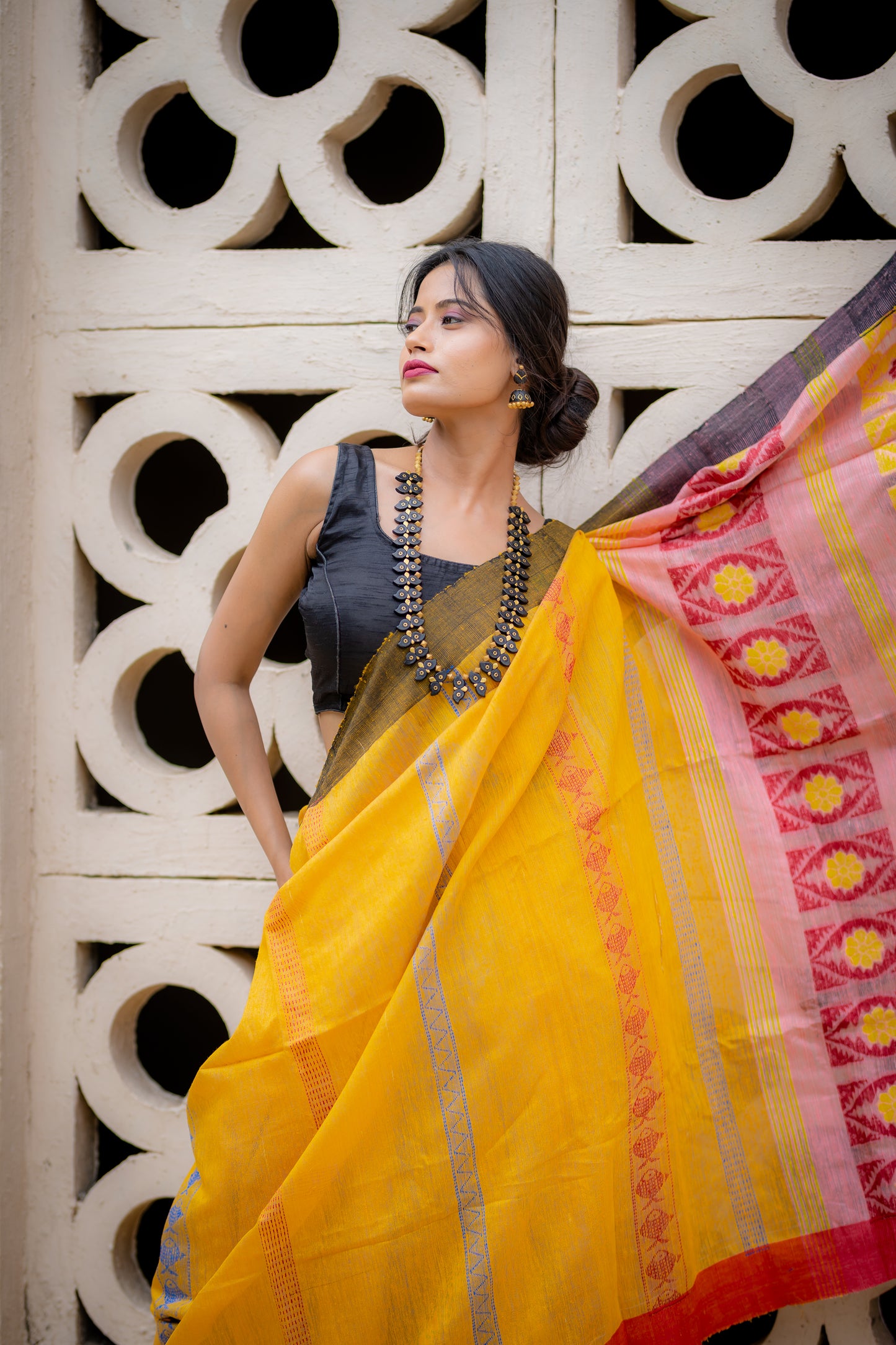 Tussar Matka Silk saree