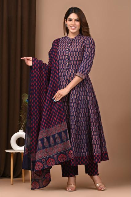 Mauve Anarkali Suit 