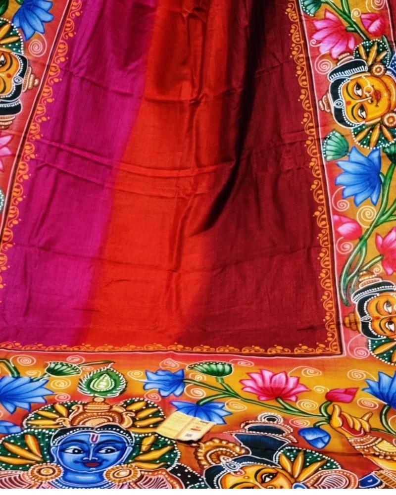 Mural Painting saree