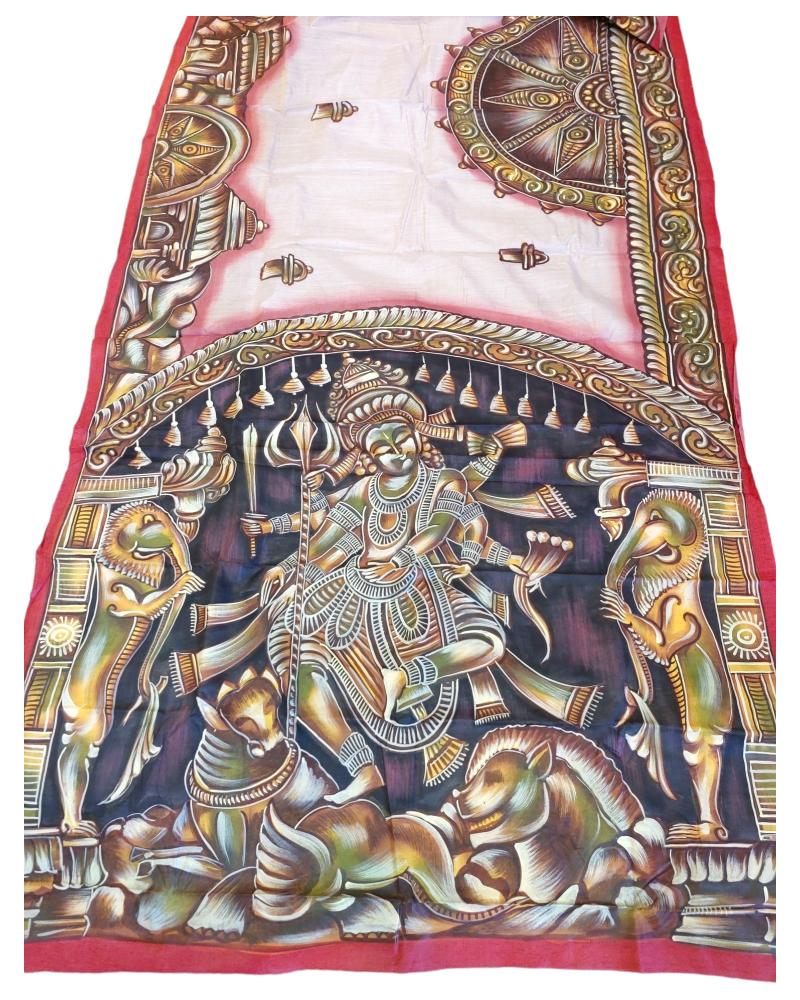 Natraja tussar silk saree