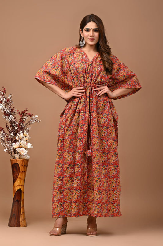 Paisley mul Cotton kaftans