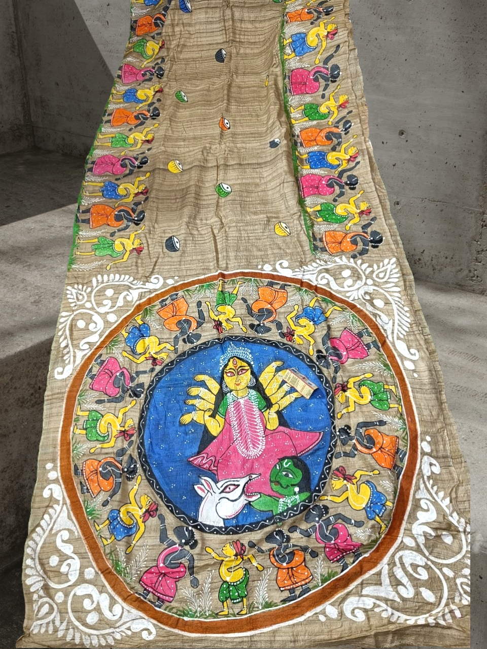 Pattachitra Silk saree