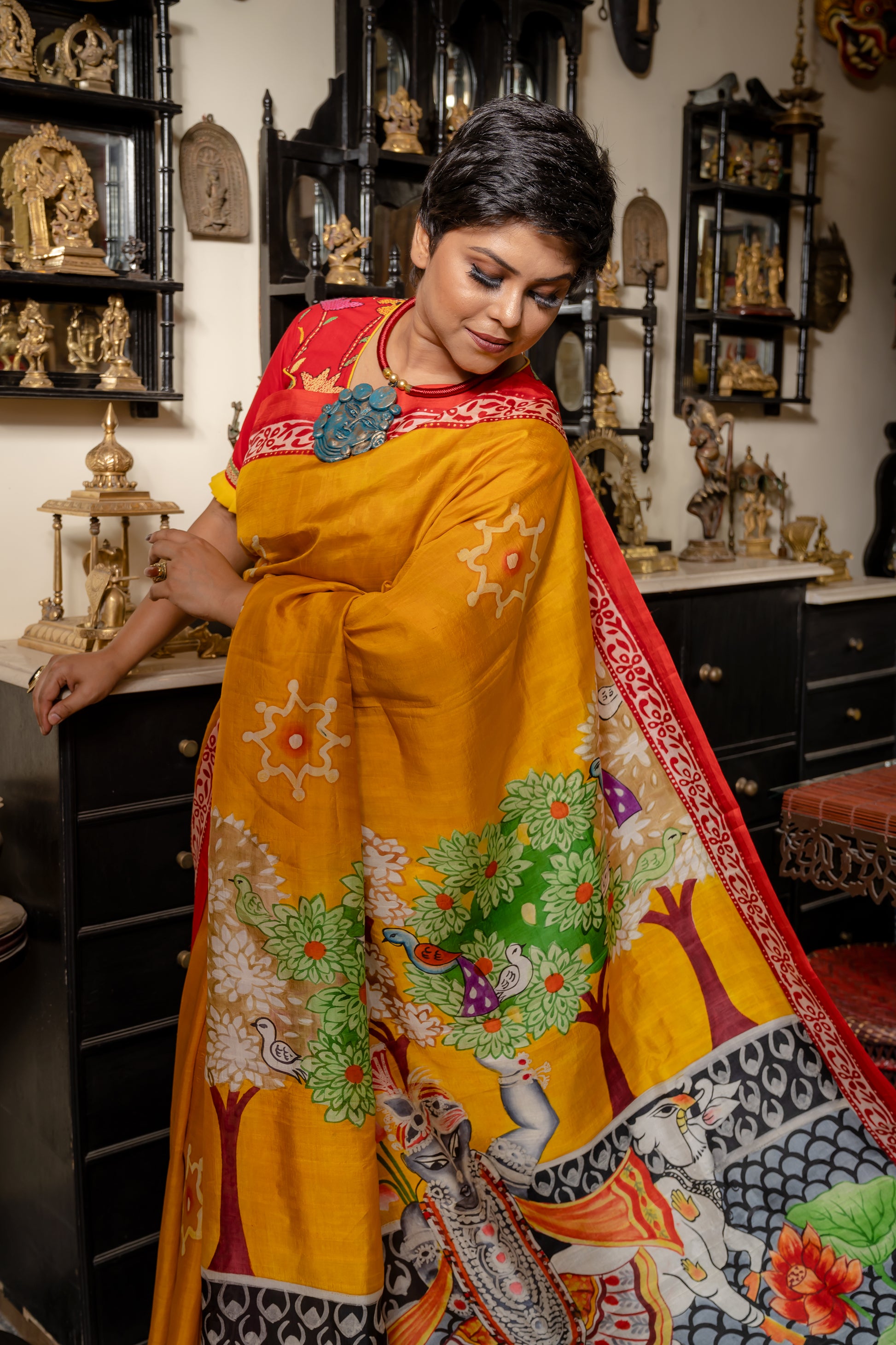 Pichwai saree