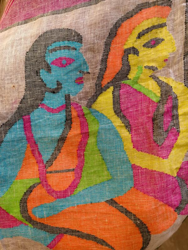 Ram Sita Jamdani Saree